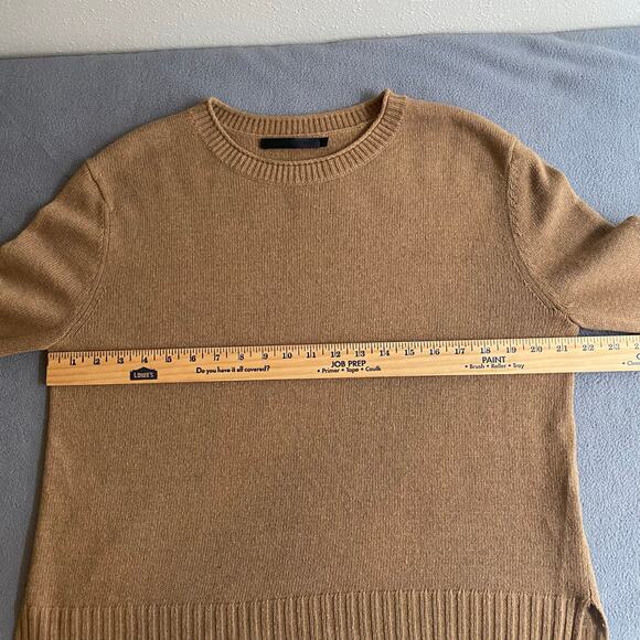 Jenni Kayne Everyday Sweater Womens S Dark Camel Old Money Neutral Wool Blend - Picture 10 of 16